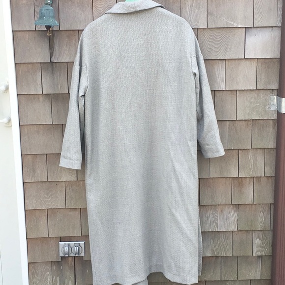 AYR Lightweight Wool Long Coat Unstructured - Picture 3 of 8